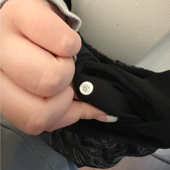 Lulu lemon Black and Gray Strappy Top - Picture 5 of 5